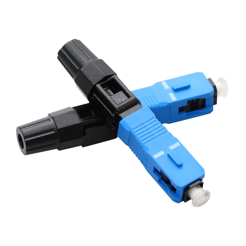 FTTH SC/UPC optical fiber fast connector/Conector de fibra optica rapida