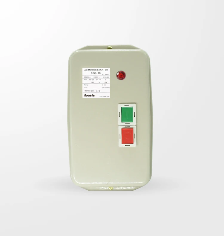 QCX2-40 Магнитный стартер со световым индикатором для 3 Фазы Дол мотор