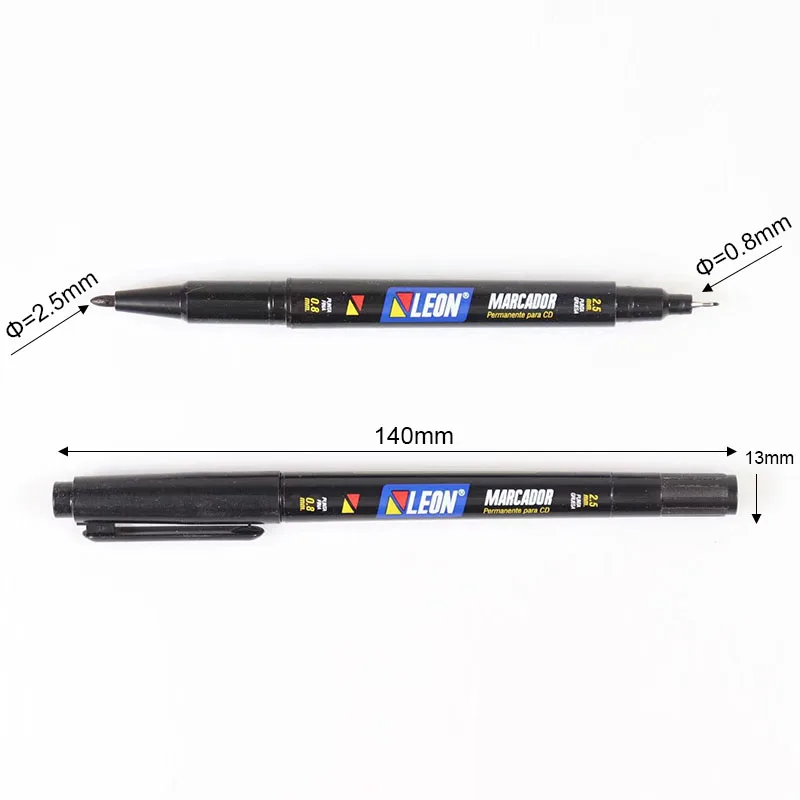 Fair wholesale fine marking pen double head permanent marker paint line pens for drawing