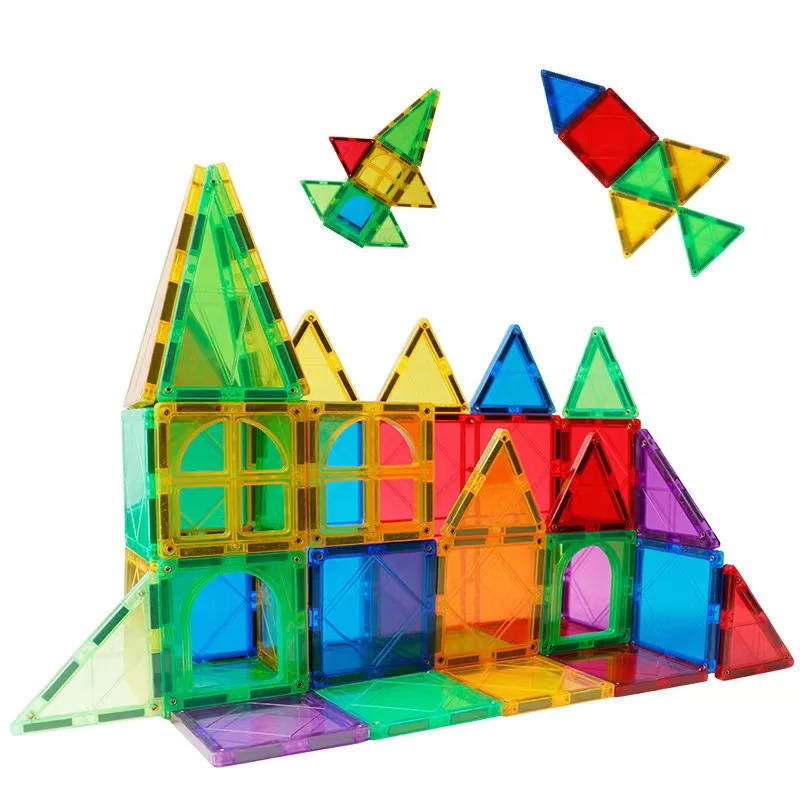 ODM Suppliers Inspirational Educational aids Compatible Magnetic Tiles Building Blocks STEM Toys for 3+ Year Old Boys and Girls