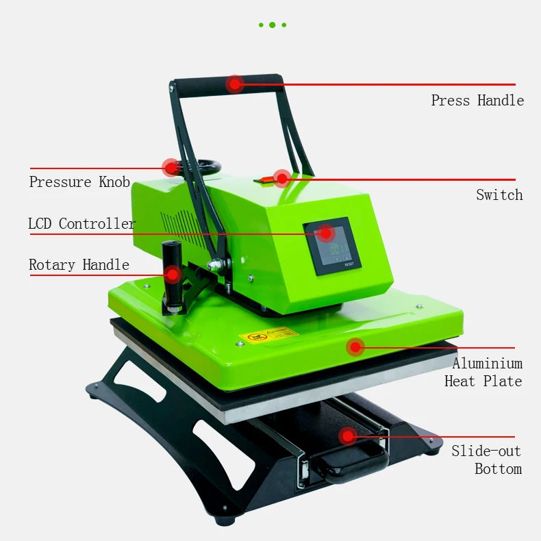 Auplex 16'*24' Rotary Insert T-shirt Hot Stamping Machine Vinyl Heat Press Machine For Clothes Phone Case