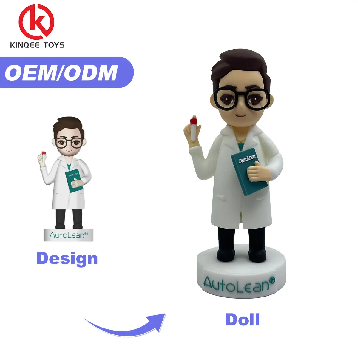 Kinqee Custom Art Toy Cartoon Pvc Figures Collectible Figures Pvc Vinyl Boy