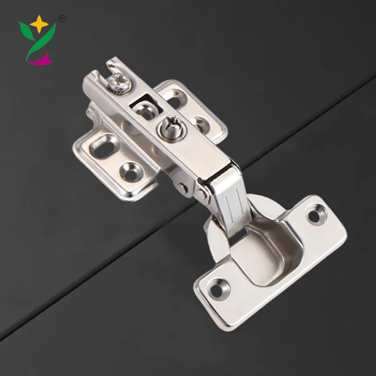 YUXING High Quality Iron Bisagras Para Muebles De Cocina Clip On Full Overlay Furniture Cabinet Hinge For Kitchen