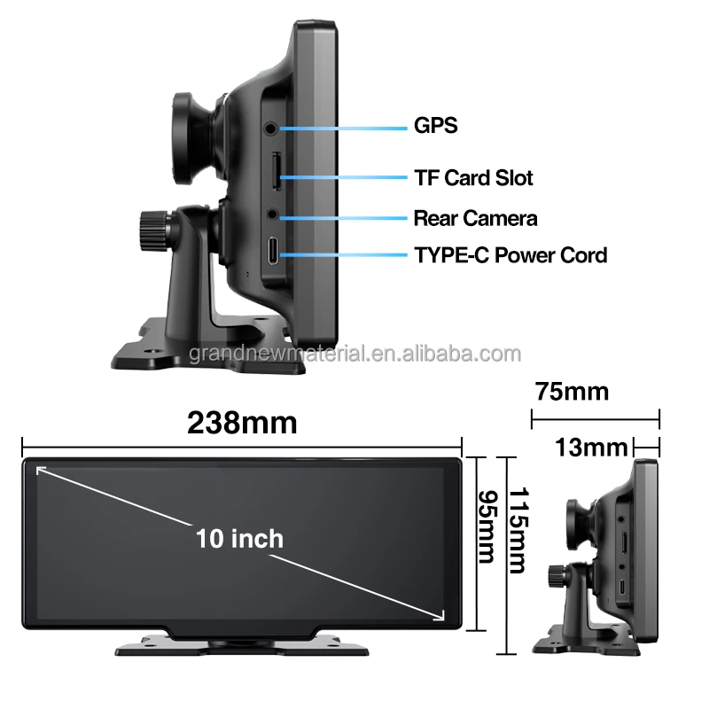 Grandnavi обновленная версия DVR Автомобильный видеорегистратор HD 1080P 10 26