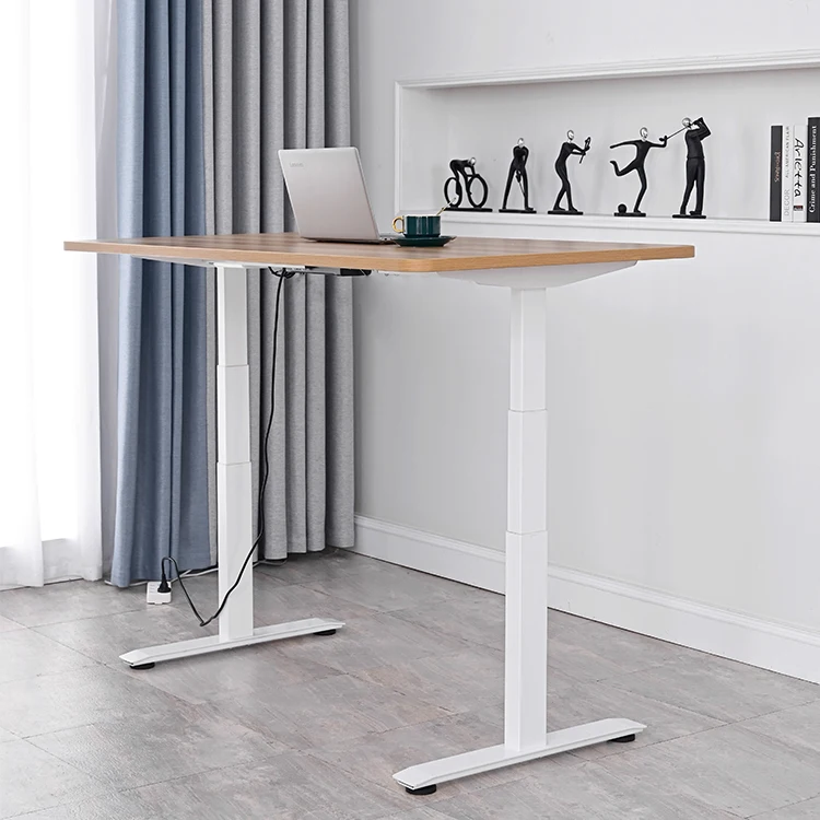 OKIN Electric Height Adjustable Sit Stand Desk Home Office Sit And Stand Office Desk