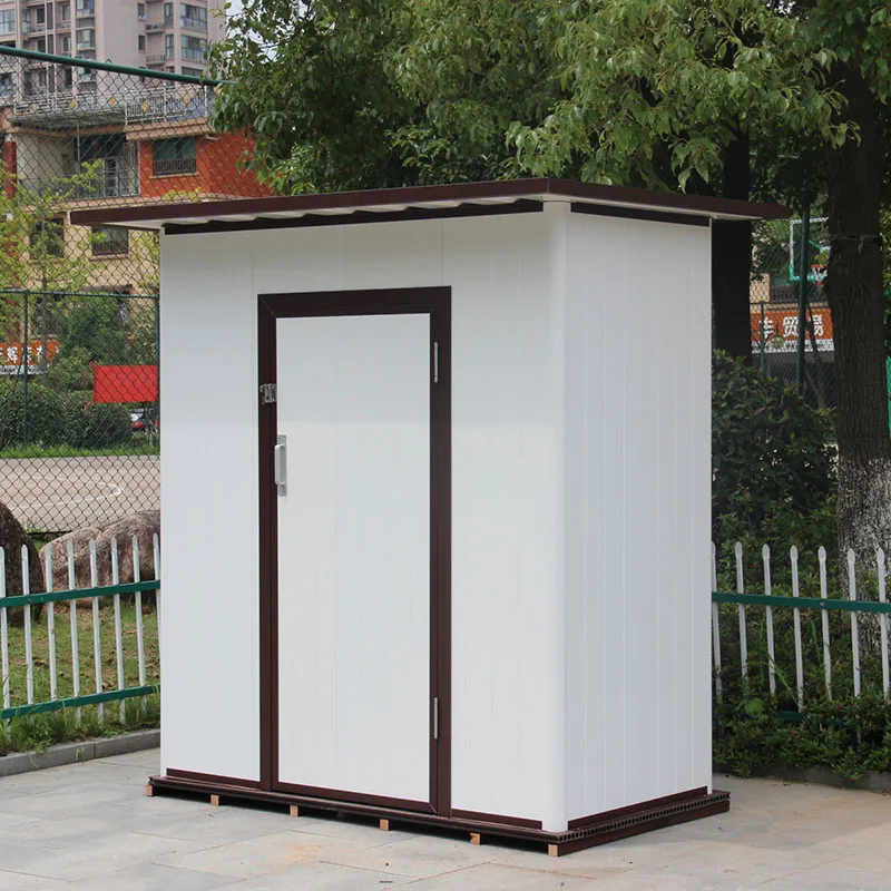 KINYING DIY Garden Tool Sheds & Storage Resin Gartenhaus Plastic Horizontal Storage Shed