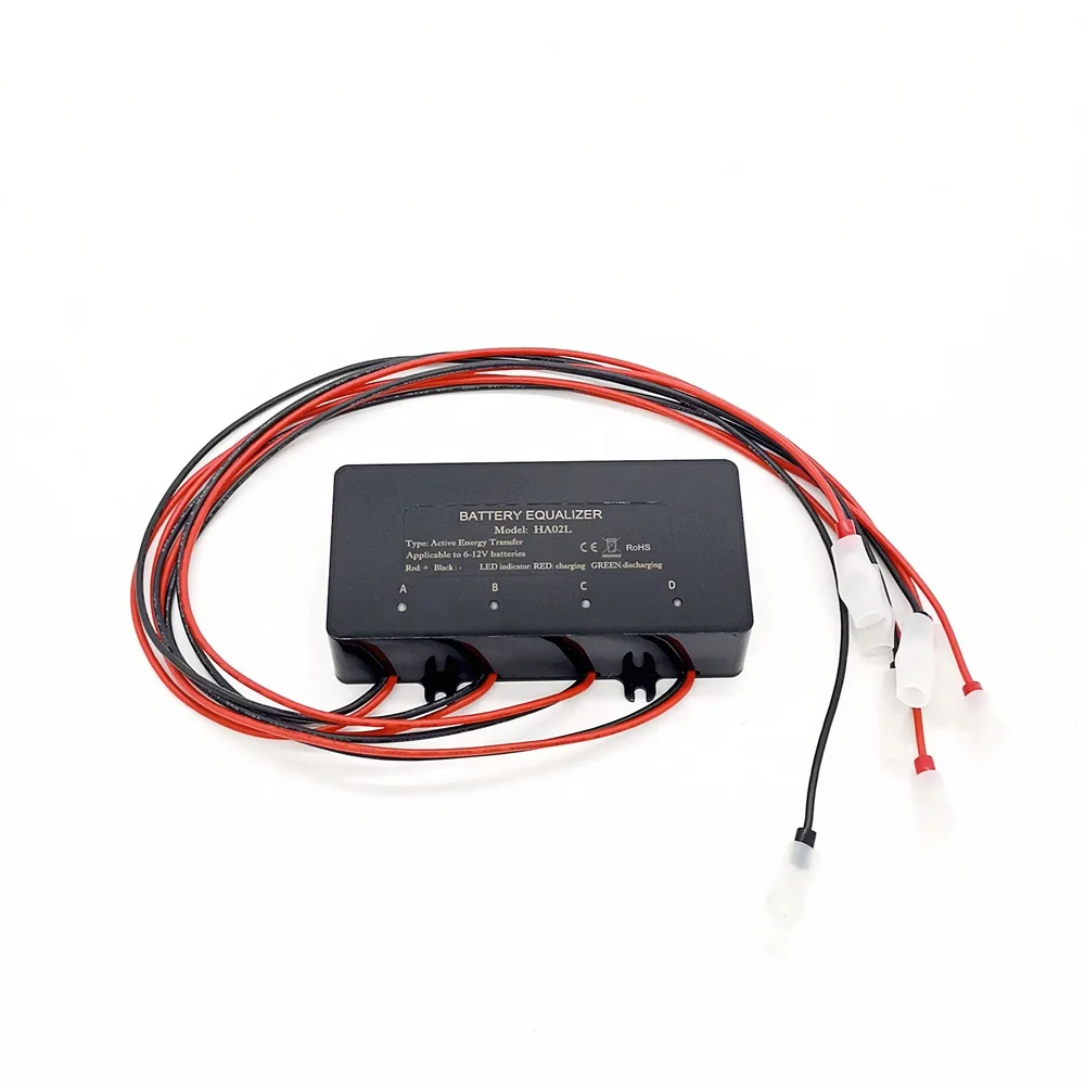 24V 48V LED Automatic Battery Equalizer Monitor with Two Color Indicators