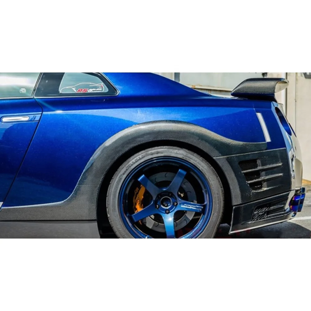 4 шт. накладки на задние крылья из углеродного волокна для Nissan Skyline R35 GTR 08-16