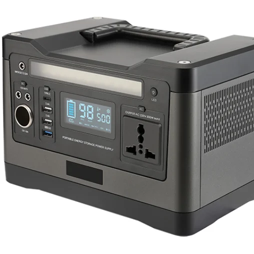Amazon hot sells 540WH High Capacity Free Custom Logo AC Outdoor Home 500W Lifepo4 portable power station