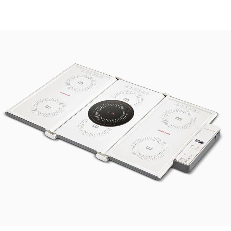 Folding hotplate Food Warming Plate Food Warming Tray Temperature Adjustable Foldable Hot Plates Induction cooker function
