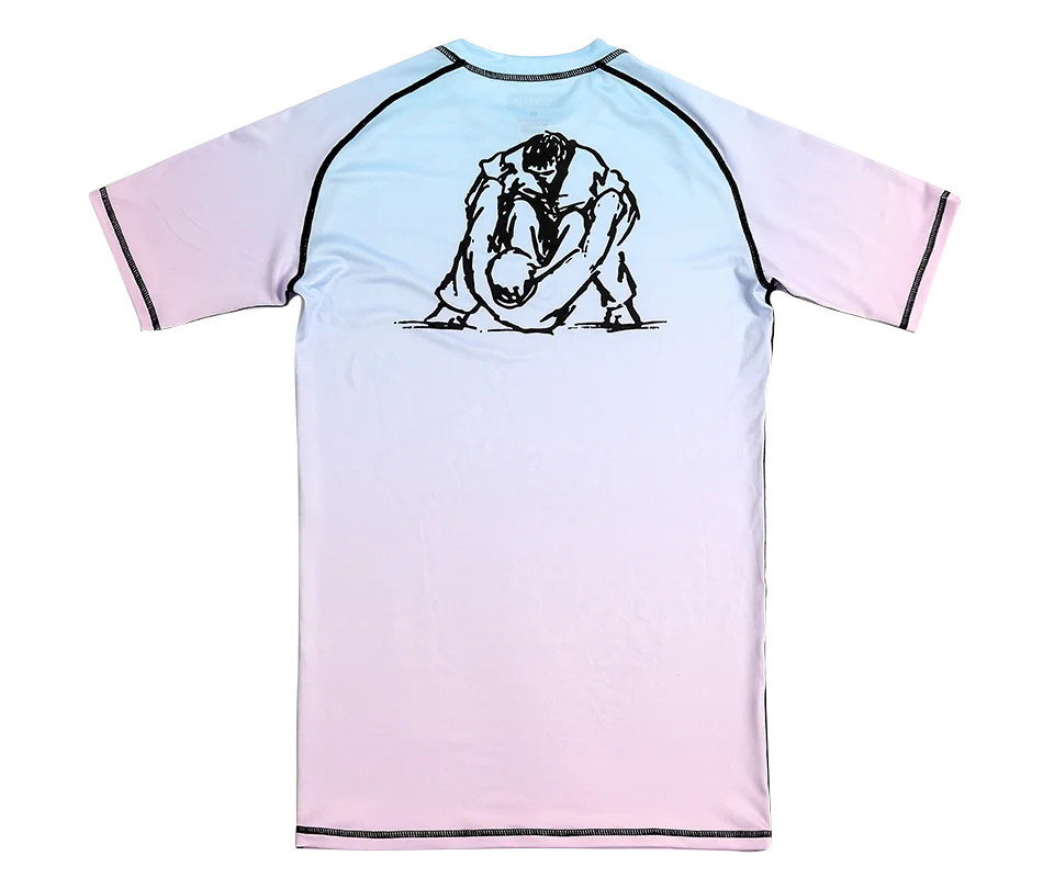 Custom MMA sublimated short sleeve rash guards