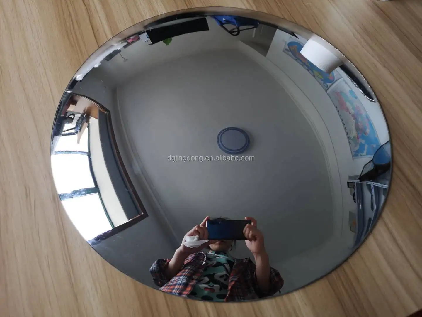 Decor Custom Size Convex Mirror Glass in Hotel Home Shopping Mall Restaurant Glass Convex Mirror Dia 50mm-900mm