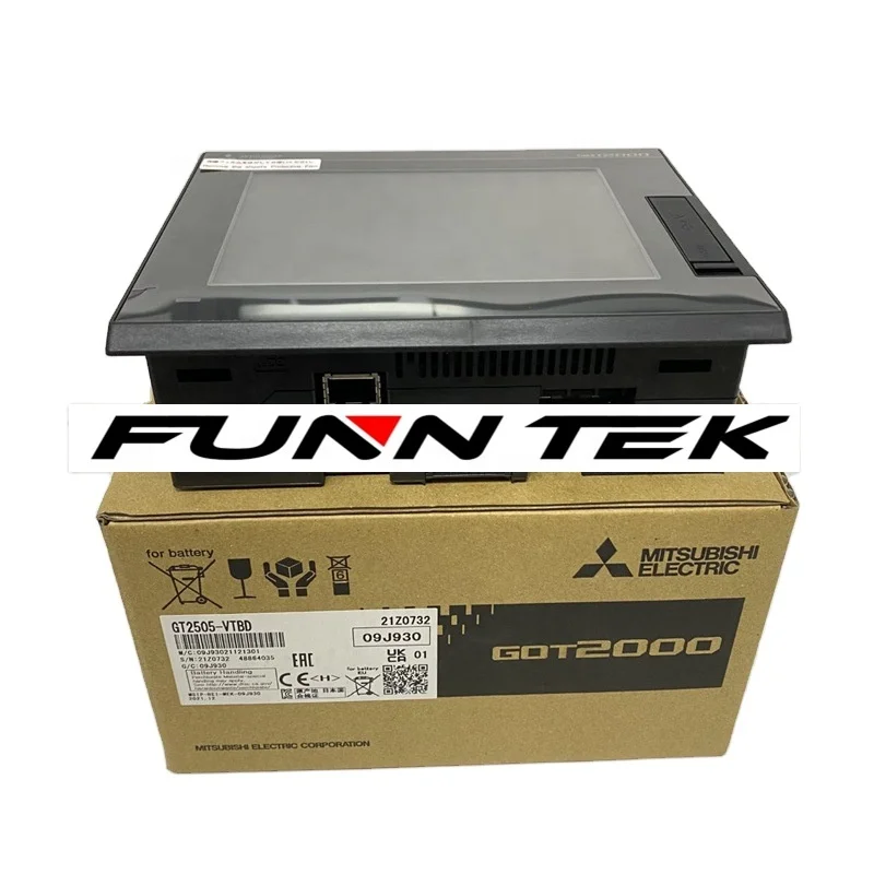 New & Original Mitsubishi HMI GT 21 GT2505 VTBD GOT 2000 Series Touch Screen 5.7 Inch HMI GT2505-VTBD