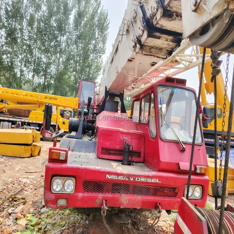 Used 1998 year Tadano 50 ton TG-500E lifting and transporting heavy objects truck crane for building construction