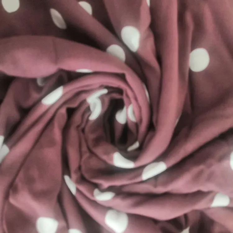 Lightweight garment In stock woven rayon fabric plain cheap