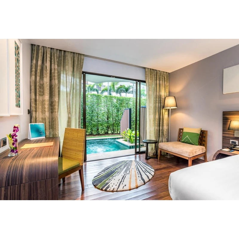 Cheap Price Custom 3 Star Hotel Villa Bedroom Furniture Bed Room Set