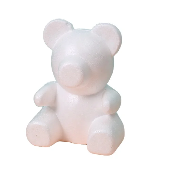 Фабричная поставка, модель медведя «сделай сам» 25 см 40 см, пенопластовый медведь, пенопластовый Единорог для собак, подарок на день Святого Валентина