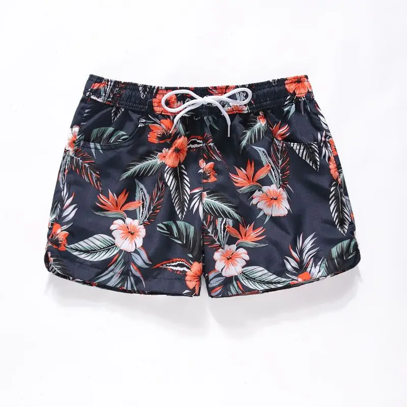 
Womens Beach Short Ladies Swim Trunk Pattern Pants Girl Swimming Shorts for Women 