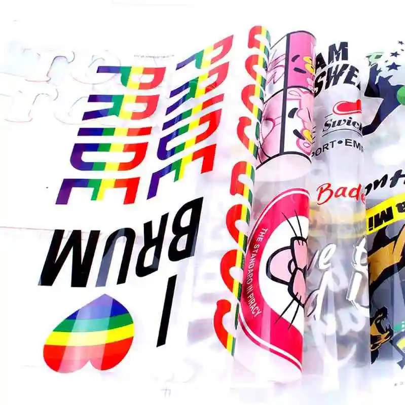 Пользовательский дизайн, наклейки с логотипом, пластиковый силикон, винил, 3d экран, термопечать для футболок, футболок, одежды