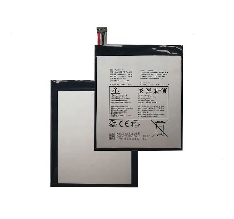 DCTENONE TLp030JC 3080mAh Phone Battery For Alcatel AL- 9008 A3 XL+Tool