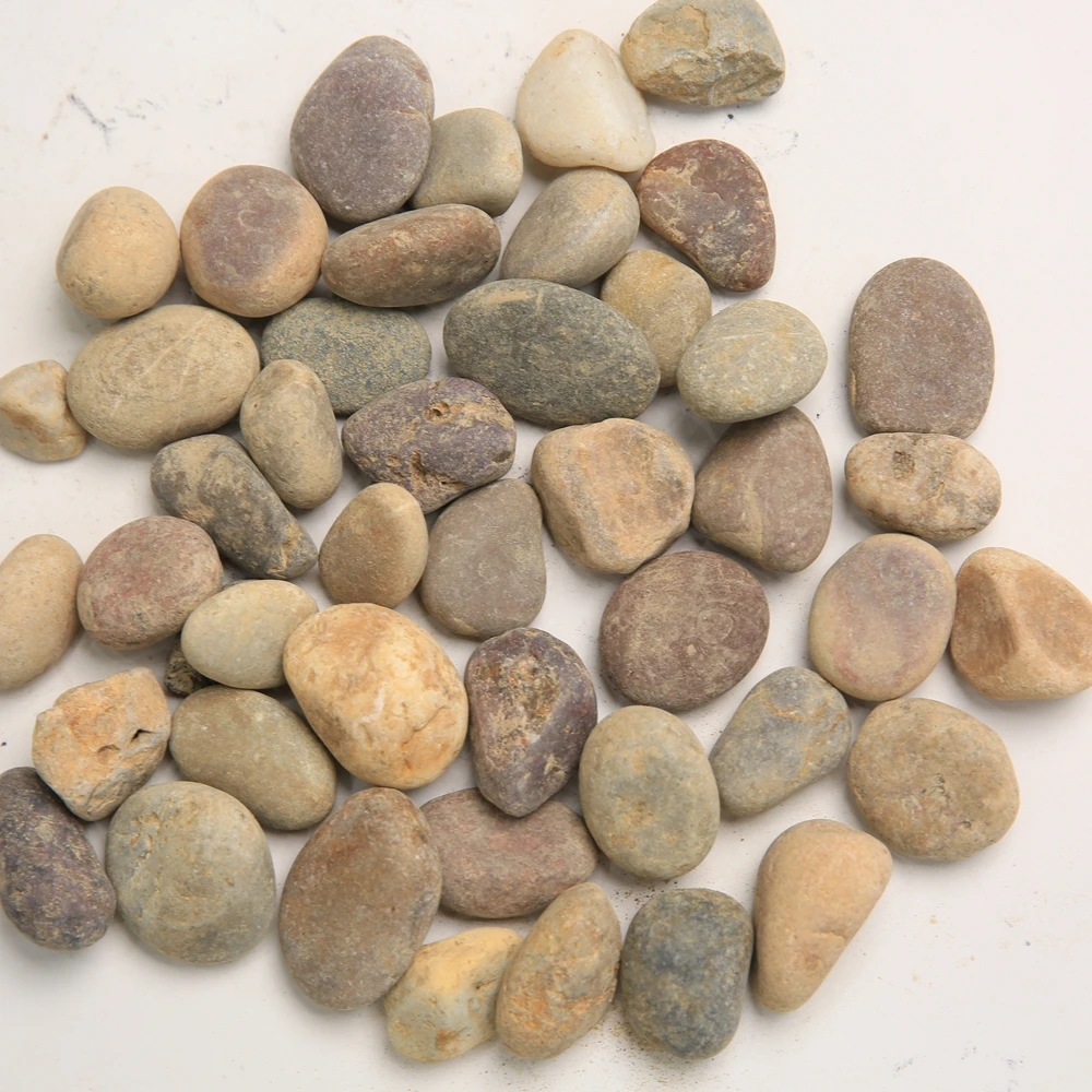 Wholesale Prices Natural Cobbles & Pebbles River Washed Coloured River Stones Pebbles For Park Applications Cobblestones