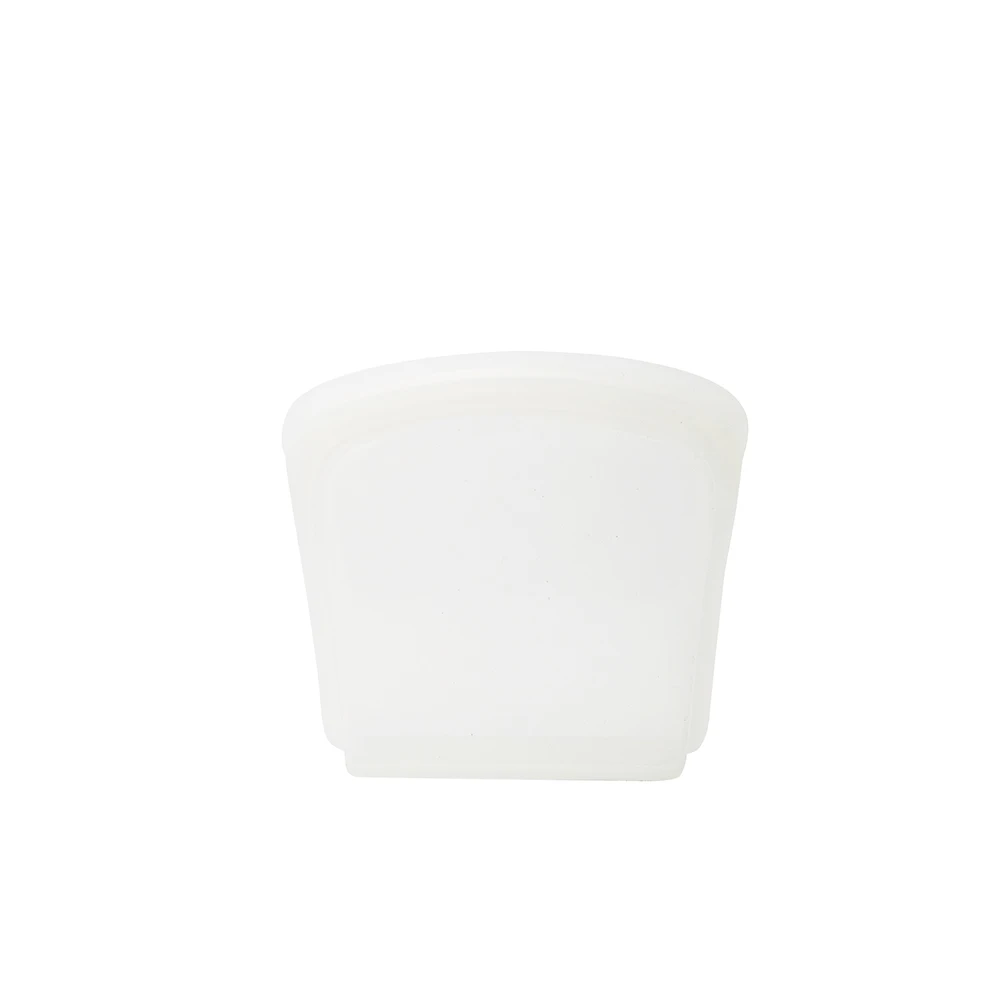 
LFGB Approval 100% Platinum Food Grade Silicone Snack Bag Portable Silicone Food Storage Bag 