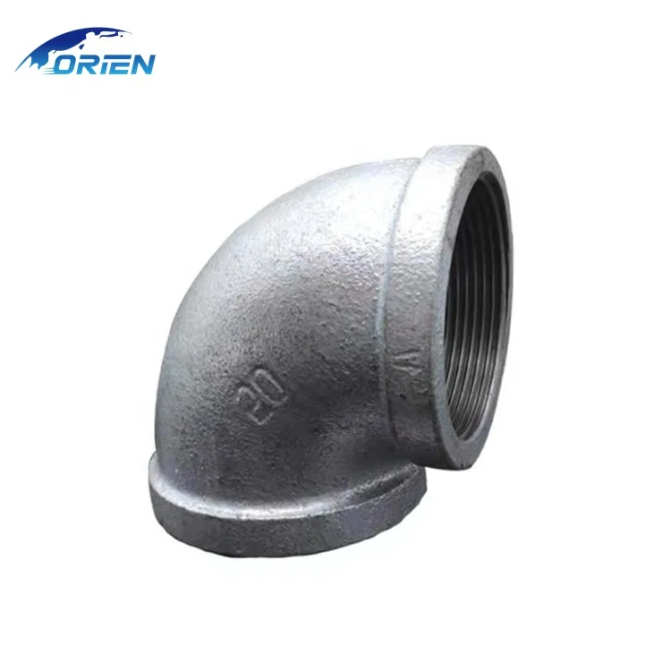 Cast Iron Pipe Fittings 90 Degree Band Equal Elbow 1/2' 3/4' 2' 3' 4' Weight Per Piece Galvanized Elbow