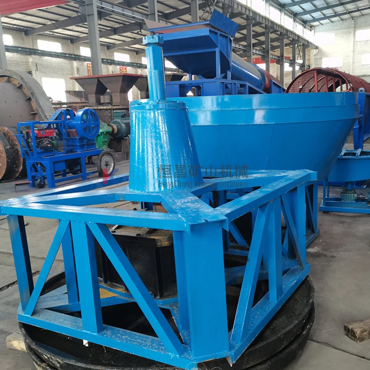 2023 Hot Selling Mining Equipment Stone Grinder Gold Extraction Wet Pan Mill 5 Stamp Jaw Crusher Gold Milling Machine