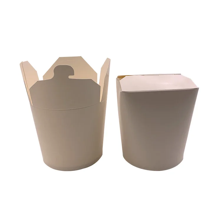 
Paper Round Bottom Noodle Box/Food Pail 
