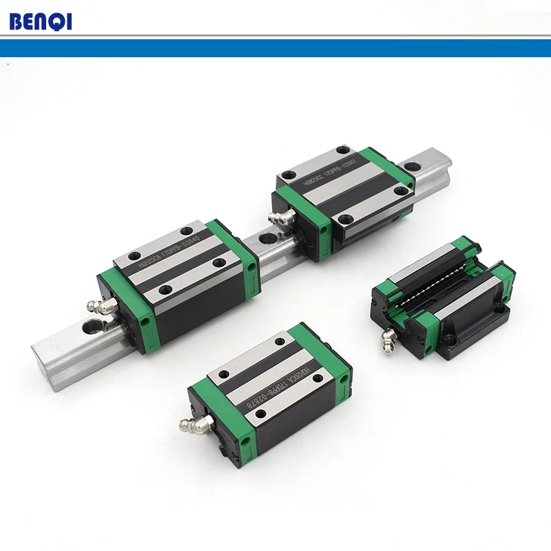 China 20mm Diameter Linear Guide Rail Hgh20ca Linear Sliding Block Bearing For Cnc Machine