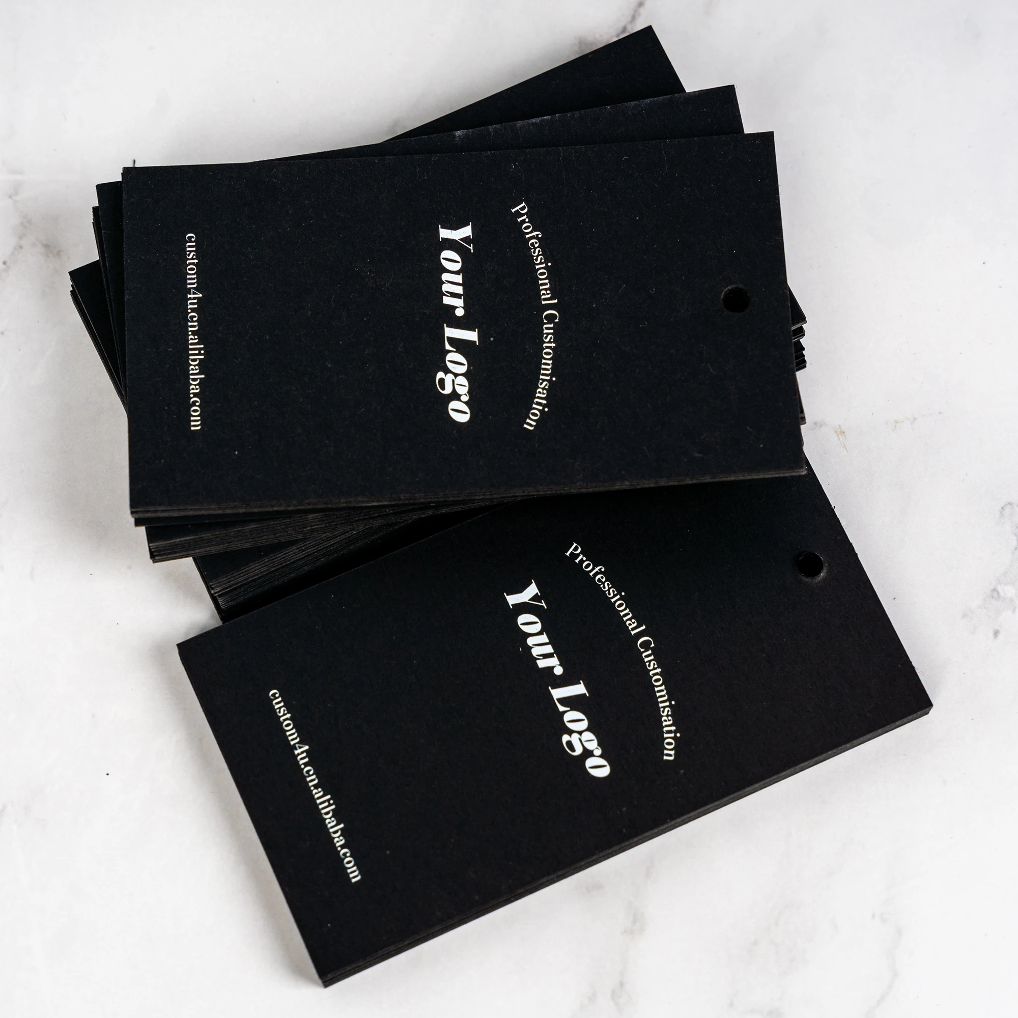 Custom Folded Print Paper Hang Tags For Clothes Oem Own Logo Cotton Canvas Custom Cloth Tags Jewelry Hang Tags Hangtags For Caps