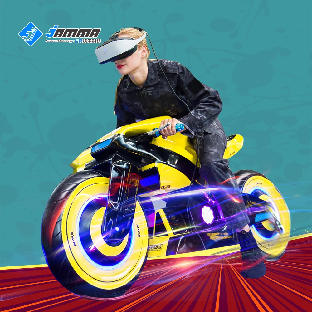 Virtual reality High Speed Racing VR Motorcycle Driving simulator coin operated payment system with exclusive games VR park