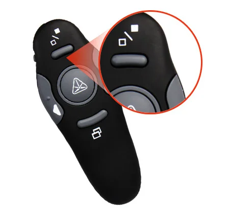 2,4 Ghz Wireless Presenter ручка с красной лазерной указки ручка USB RF пульт дистанционного управления Powerpoint PPT Презентация кликер