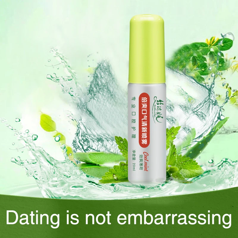 Portable packaging fresh breath mist mint mouth
