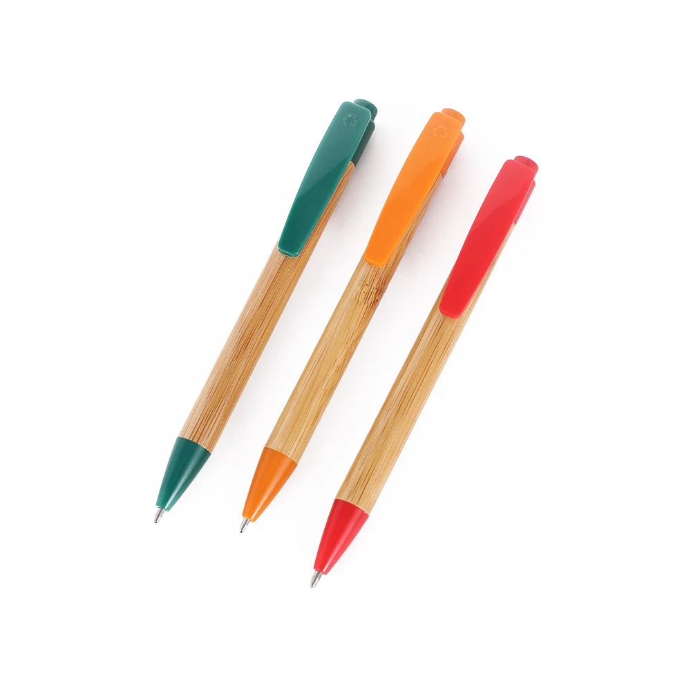 High Quality Cheap Price Promotional Bamboo Pen Office Use Bamboo Ballpoint Pen