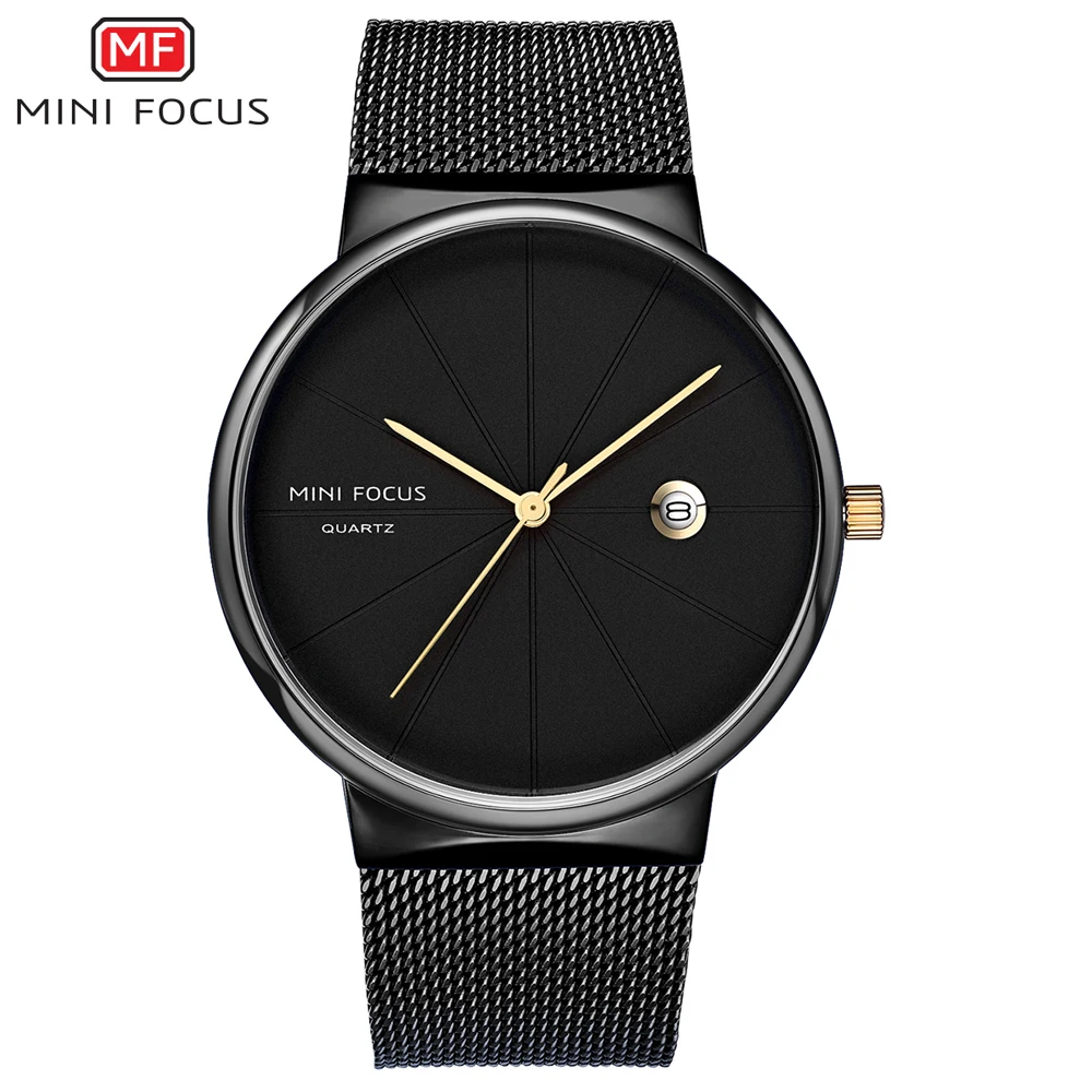 
 Мини фокус 0176 OEM оптовая продажа низкая цена, высокое качество, на каждый день, ремешок из нержавеющей стали ультра тонкие водонепроницаемые кварцевые наручные часы для мужчин  