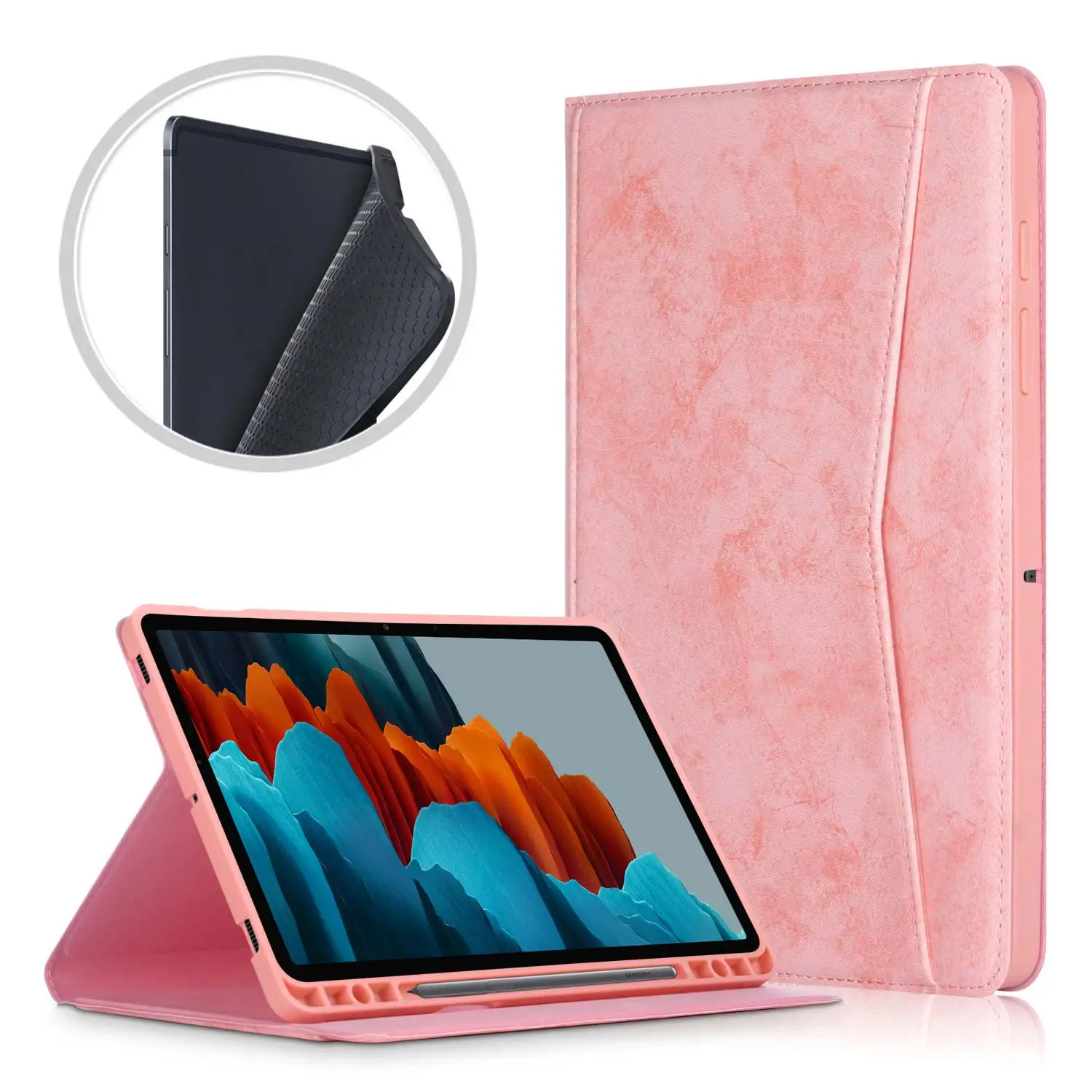 TPU soft shell tablet case cover for for samsung galaxy tab S7 plus /S8 plus 5G/S7 Fe 12.4 inch