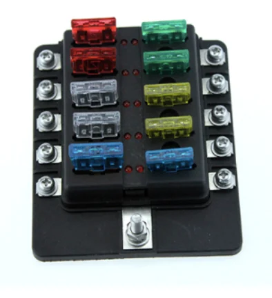 10 Way Standard Automotive Blade Fuse Holder
