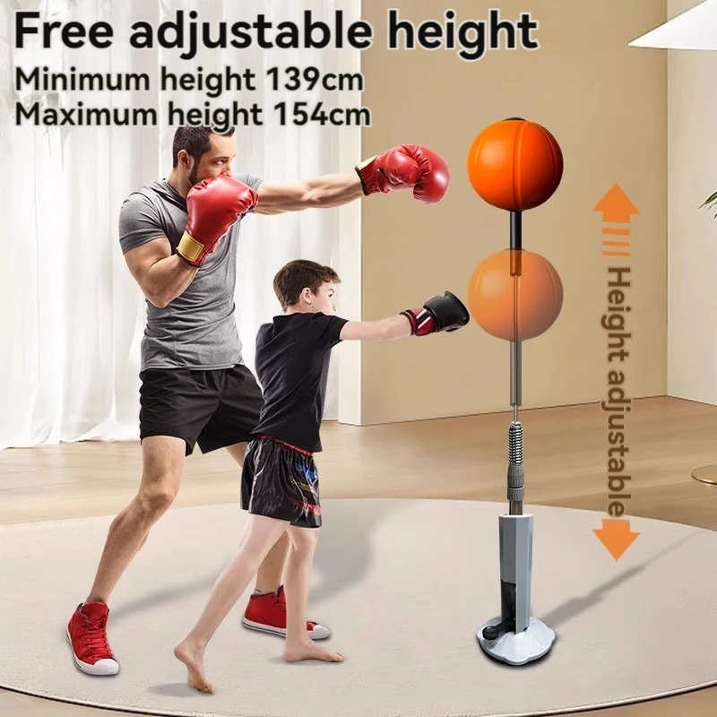 Home gym adult and children bodybuilding stress relief toy freestanding boxing kicking punch practice training ball
