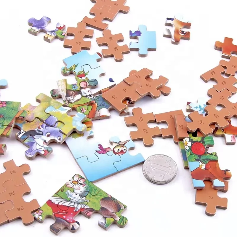 LIYANG Factory Jigsaw Puzzles 100/500/1000 Pieces Custom Jigsaw Puzzle