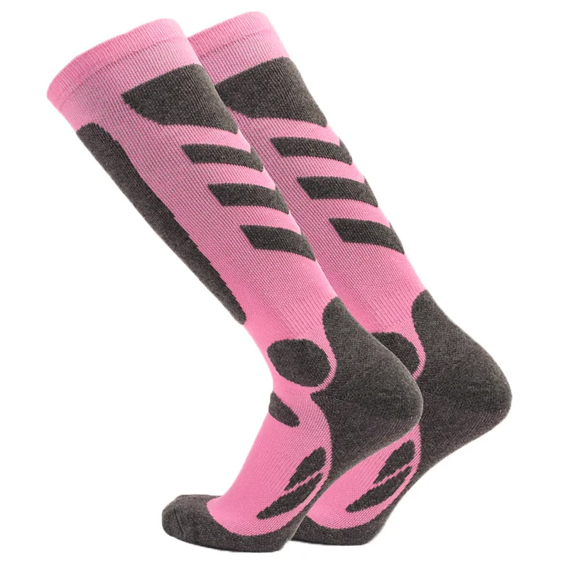 Outdoor Ski mountaineering thickened warm stockings high tube  BCI cotton compression sports socks for men and women in winter
