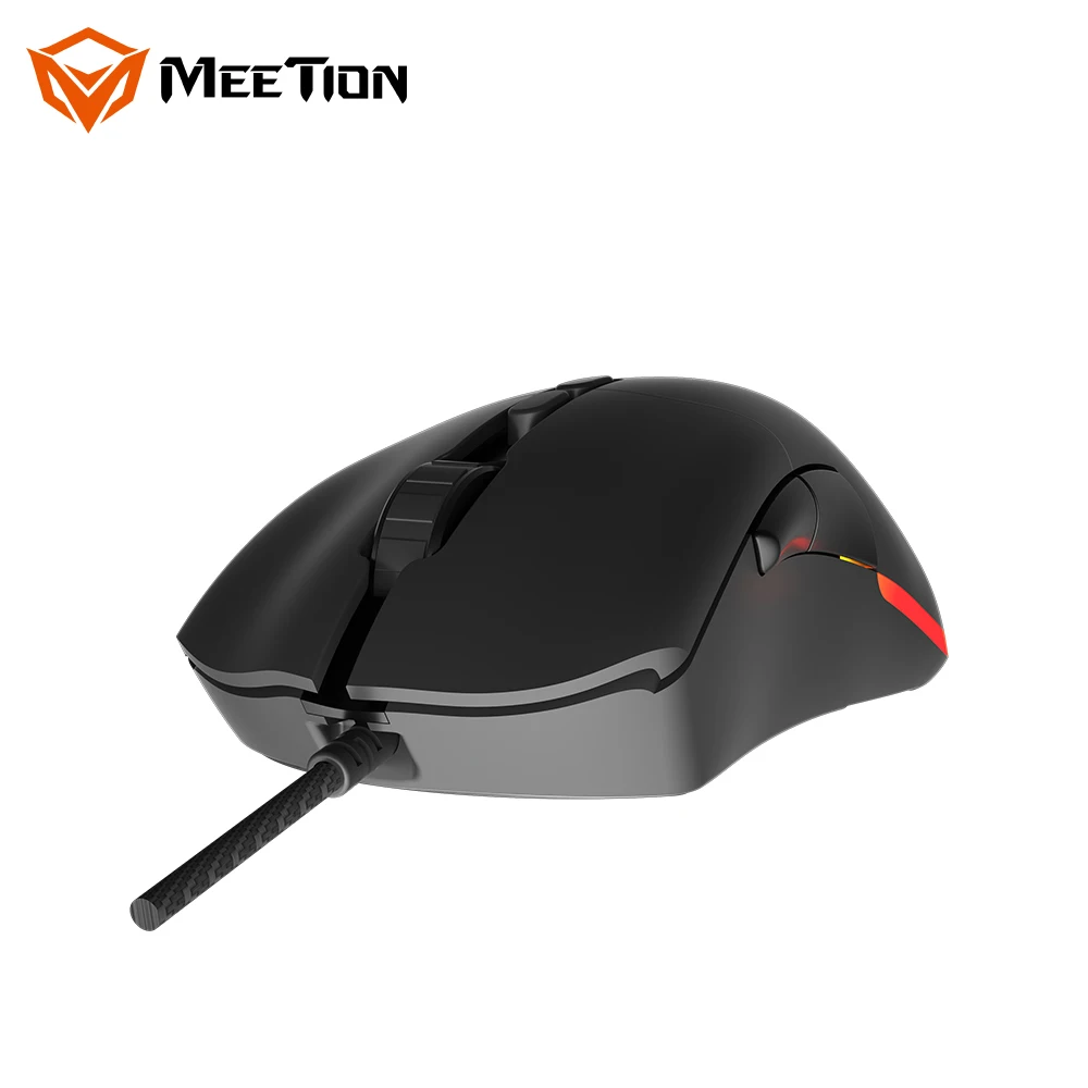 MEETION MT-GM20_2023 Wired Gaming Mouse 6Keys Wired Ergonomic Mouse Gamer RGB Backlit Glowing Gaming Mouse