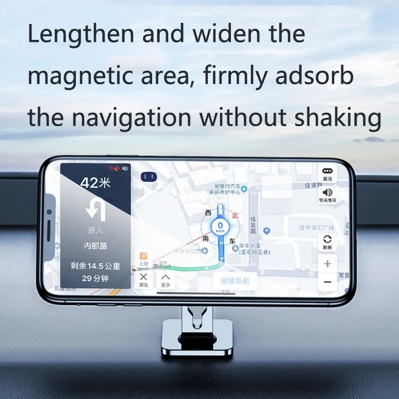 Metal Magnetic Phone Holder 360 Rotating Universal Car Phone Holder Stand Zinc Alloy Air Vent Support Bracket Cell Phone Holder