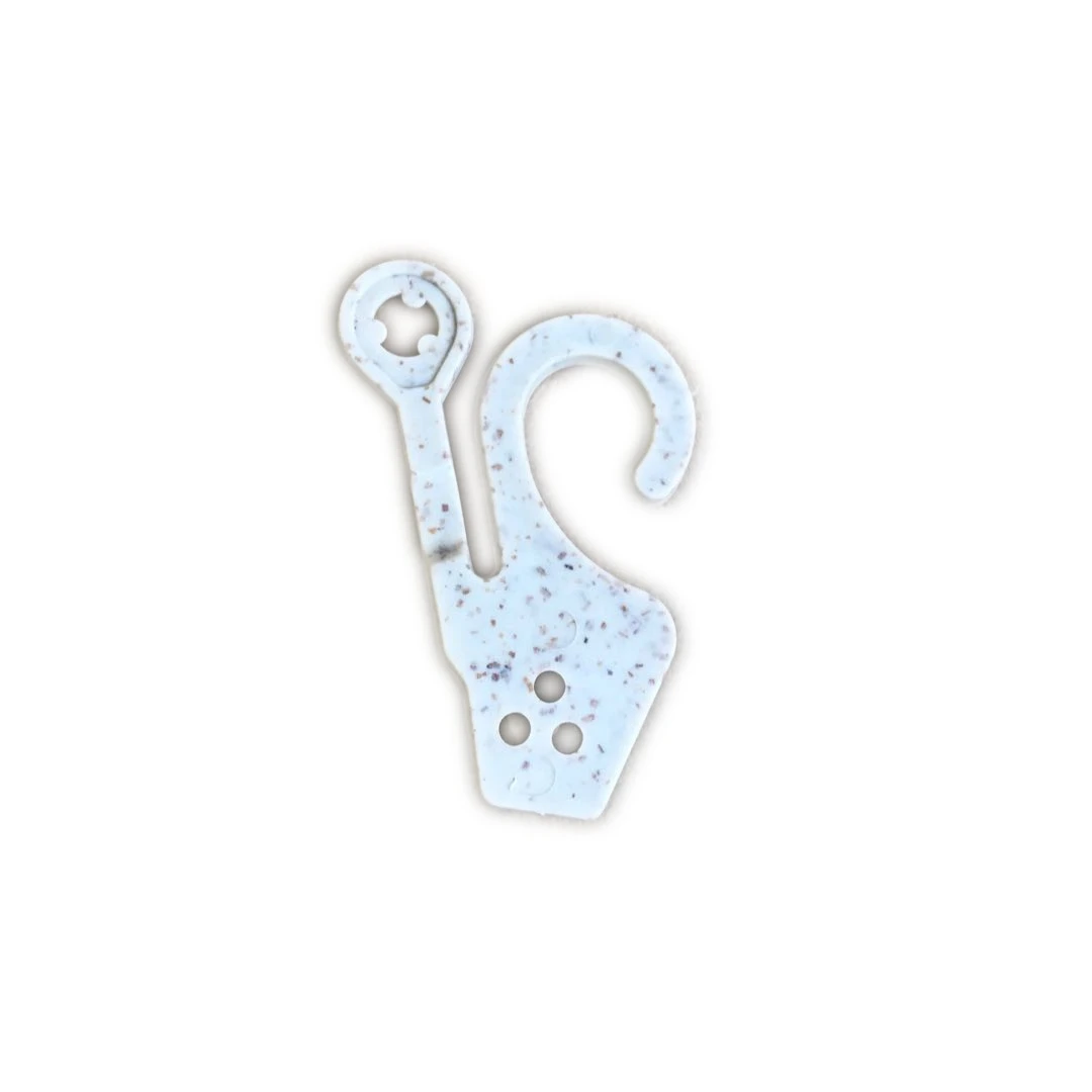 J Shape Plastic display hook