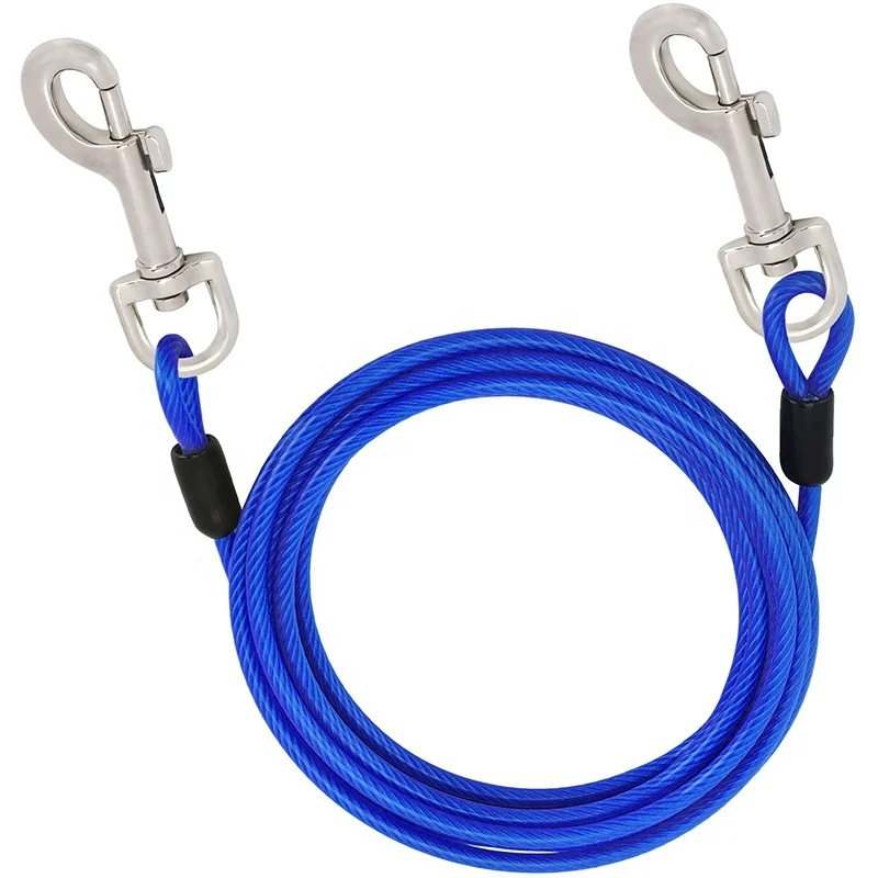 Long Line Dog Heavy Duty Tie Out Leash Custom 2 A Puppy Yard Rope Running Canada Accessories Cable Training Lead
