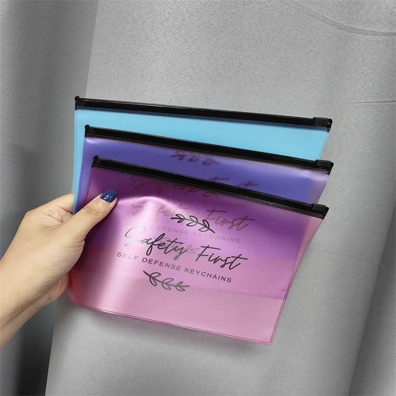 Pvc Jewelry Frosted Plastic Bag With Slider Zipper Frosted Zipper Poly Bag With Your Logo - Buy Zip Lock