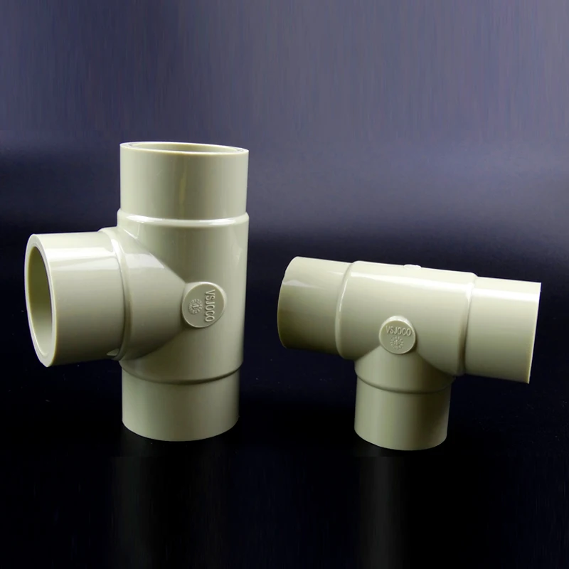 PPH  pipe Tee fittings anti-corrosion 75mm origin size customized packing quick and easy usage wholesale
