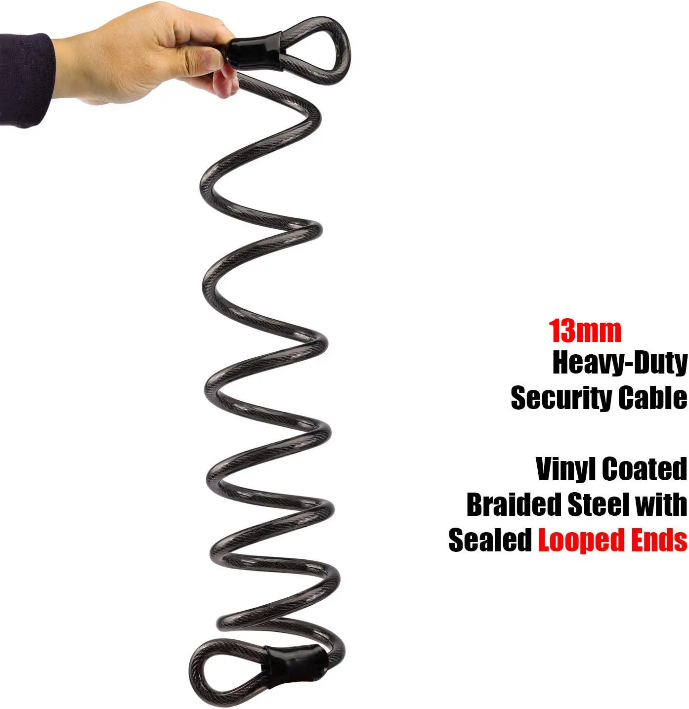 Good Quality Steel Chain Bike Lock Scooter Lock Bicycle Lock Cable Chain Padlock