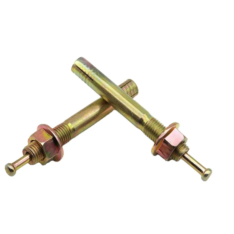 
GB /T 22795 Yellow zinc Stainless Steel Nail-Hiting Expansion Anchor Bolts 