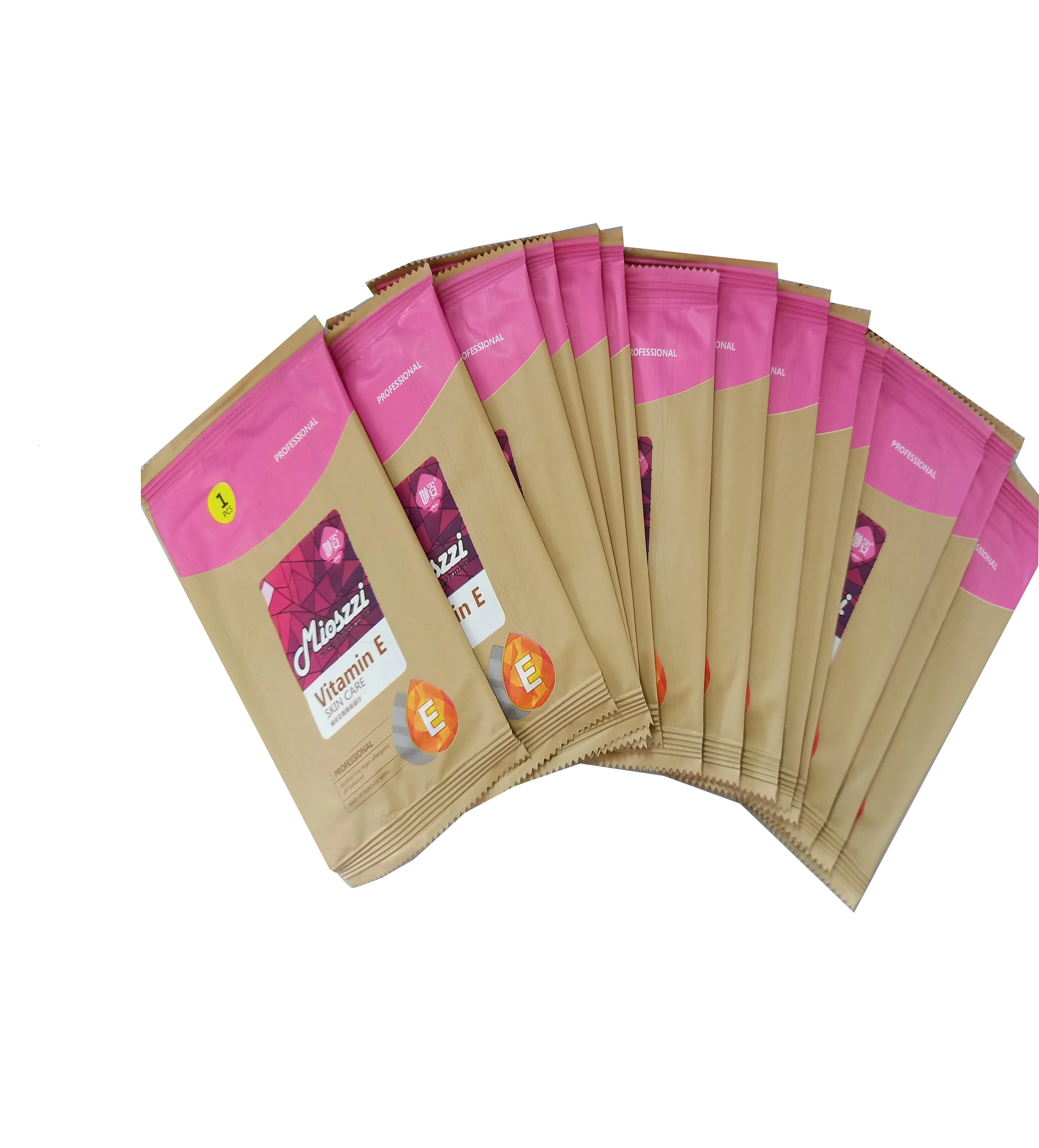 Custom Individual Pack Makeup Remover Wipe Private Label Organic Remover Hair Removal Wet Wipes